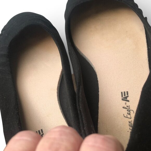 American Eagle Women's Black Flat Slip on Shoes Size 7 - Picture 10 of 11